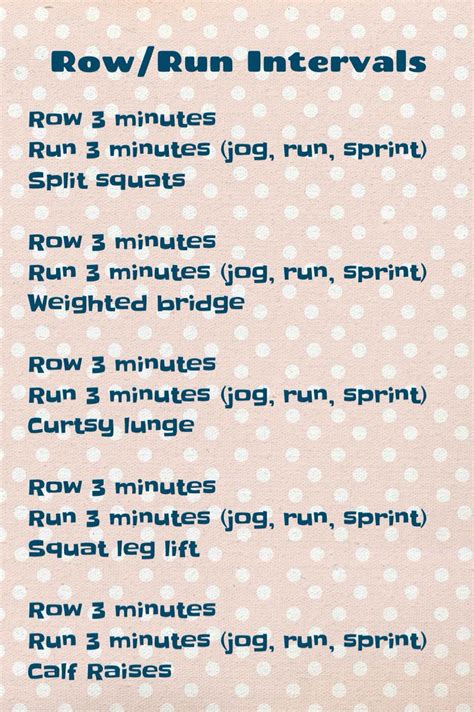 Rowing intervals with lower body workout. #rowing | Lower body workout ...