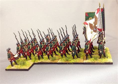 Der Alte Fritz Journal Russian Musketeers In Coats Newly Painted
