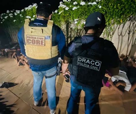 Polícia Civil Fecha Festa De Aniversário De Chefe Criminoso Em Casa De