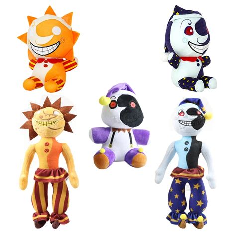 2022 Fnaf Sundrop Boss Moondrop Fanf Plush Toys 5 Nights Game Cartoon