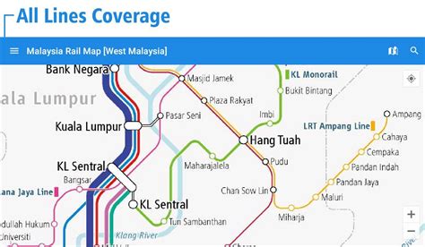 Malaysia Railway Map