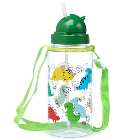 Borraccia Per Bambini Con Cannuccia Ml Baby Dinosauri Dinosauria