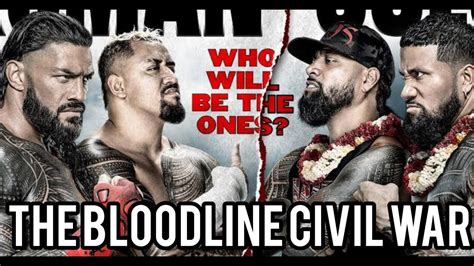 The Bloodline Civil War Roman Solo Vs The Usos Full Match In K