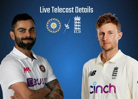 India vs England 2021 Test Series Live Telecast Channel in India