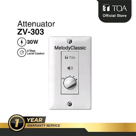 Volume Control TOA ZV 303 30Watt Attenuator Original Lazada Indonesia