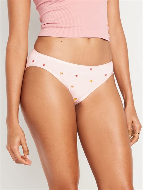 Mid Rise Everyday Cotton Bikini Underwear Old Navy