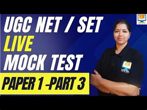 Live Mock Test 3 Final Revision Most Expected MCQs PYQs UGC NET