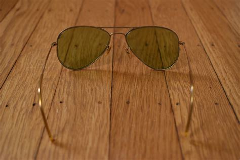 1930s 1940s Ray Ban Anti Glare 12k Gold Plated Rb3 Aviator Etsy