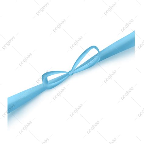 Blue Ribbon Bow Hd Transparent Blue Bow Ribbon Ribbon Bandage Bow