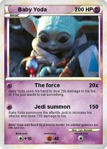 Pokémon Baby Yoda 118 118 The force My Pokemon Card