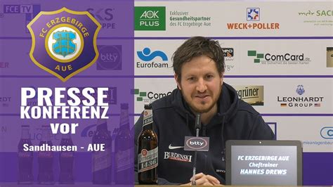 Pressekonferenz Vor Dem Ausw Rtsspiel In Sandhausen Svsaue Youtube