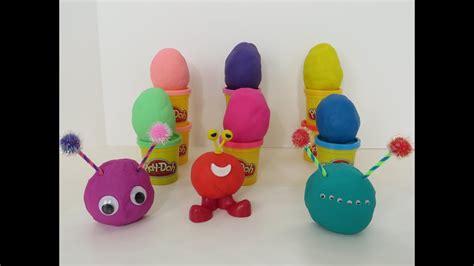 Playdoh Playdough Surprise Eggs And Aliens Whats Hidden Inside Youtube