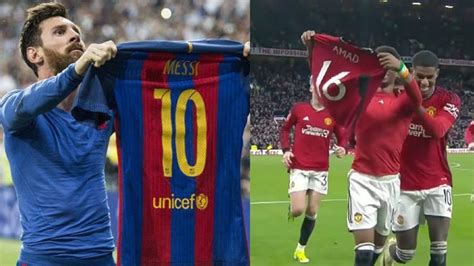 Amad Diallo Replicates Lionel Messi S Iconic Celebration After Scoring