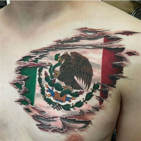 101 Best Mexican Flag Tattoo Ideas That Will Blow Your Mind!