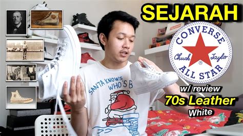 Sejarah Converse W Review 70s Leather White On Feet Youtube