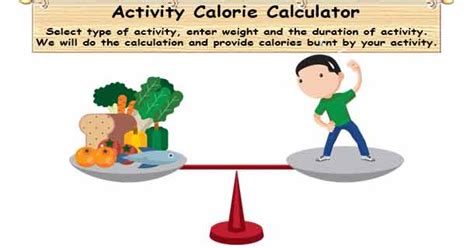 Activity Calorie Calculator Know Your Daily Calories Requriment