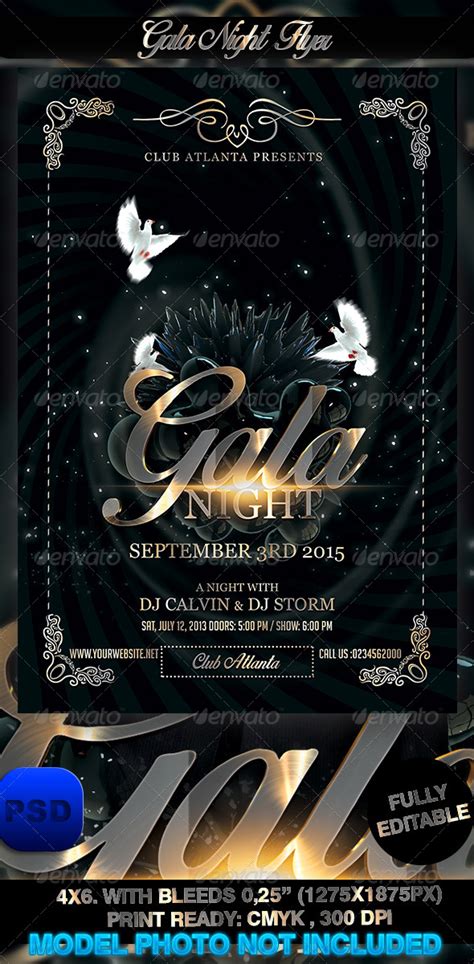 Gala Flyer Template Free