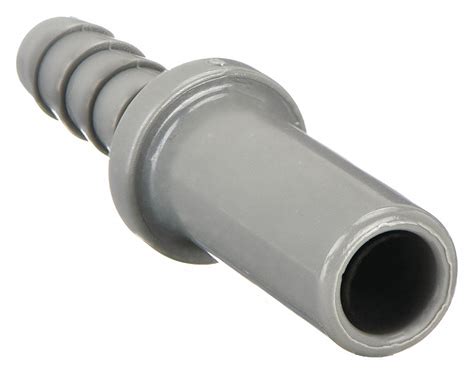 John Guest Adapter In Tube Od Acetal Gray Pk Barbed Tube