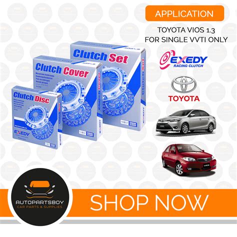 Exedy Clutch Kit For Toyota Vios Single Vvti Toyota Yaris