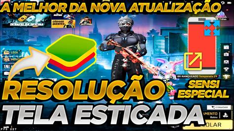 RESOLUÇÃO TELA ESTICADA DA NOVA ATUALIZAÇÃO GANHO DE FPS SENSI