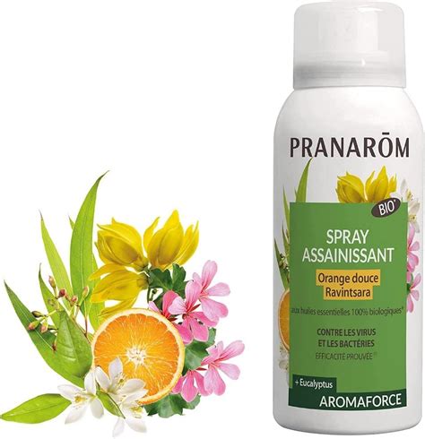 PRANARÔM Aromaforce Spray Assainissant Aux Huiles Essentielles Bio