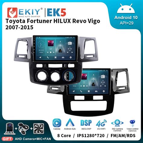 EKIY Reproductor Multimedia Con Pantalla IPS De 9 Pulgadas Y GPS Para