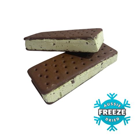 Freeze Dried Choc Mint Ice Cream Sandwich - Aussie Freeze Dried