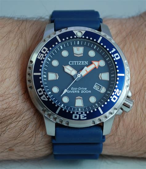 Sold 2017 Citizen Ecodrive Promaster 200m Divers Watch With Box And Papers Birth Year Watches