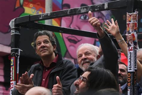 Lula Faz Caminhada De 1 5 Km Ao Lado De Haddad Na Capital Paulista