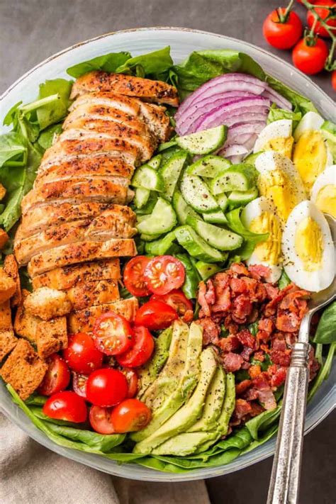 Spinach Salad With Chicken And Avocado Valentinas Corner