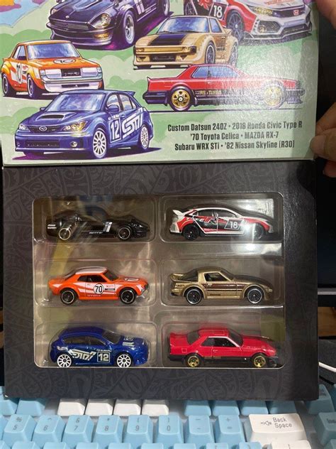 Hotwheels Jdm Pack Collectible Box Set Datsun Honda Toyota Mazda