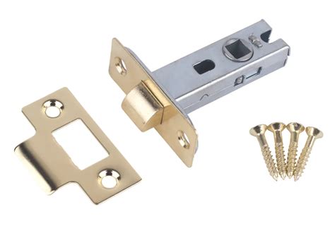 Smith And Locke Electro Brass Tubular Mortice Latch 66mm Case 45mm Backset Screwfix