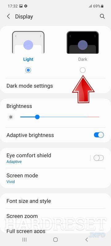 C Mo Activar Y Desactivar El Modo Oscuro En Samsung Galaxy A G