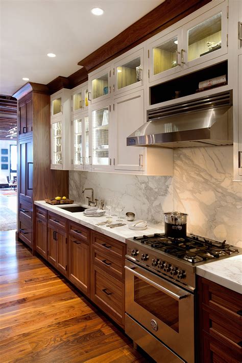 This Beautiful Walnut Kitchen Was Designed And Installed By Mckb The Kitchen Was A Complete