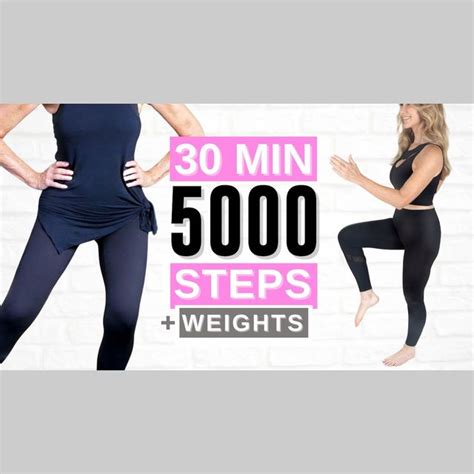 30 Minute 5000 STEPS Indoor Walking Workout For Women Over 50 Free