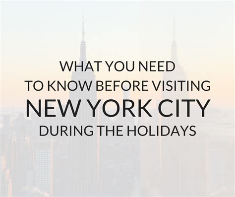 Visiting New York In December 10 Tips And Tricks Mint Notion