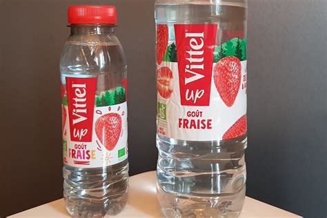 Vittel Up met la fraise en bouteille avec sa nouvelle eau minérale