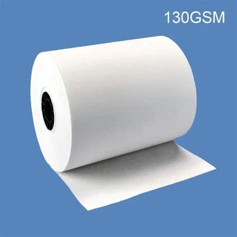 Plain Gsm White Paper Roll For Commercial At Rs Kg In Botad