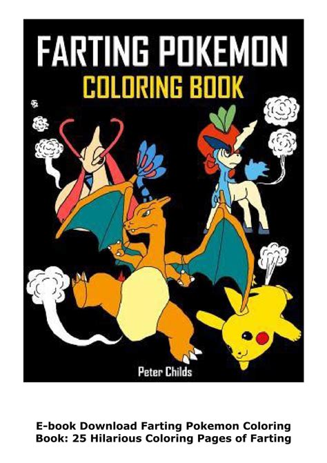 E-book Download Farting Pokemon Coloring Book: 25 Hilarious Coloring