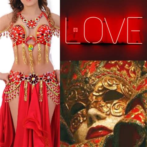 Red Belly Dance Costume Collection By Aida Aida Style