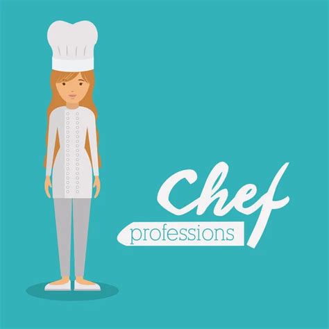 Happy Chef Woman — Stock Vector © Clairev 2201900