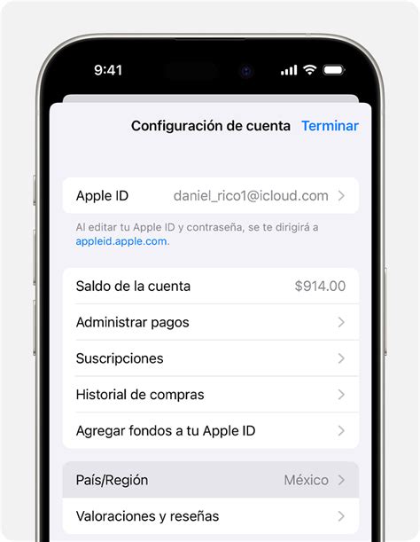 Cambiar El País O La Región De Tu Apple Id Soporte Técnico De Apple