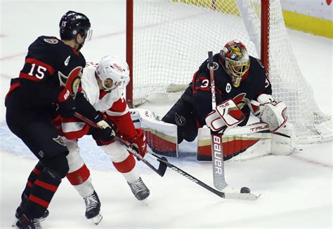 Norris 1st Hat Trick Lifts Senators Over Red Wings 5 2 Ap News