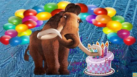 Ice Age Style Happy Birthday Songhappy Birthday Song For Kids Youtube