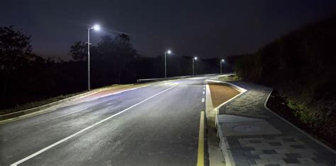 Solar Road Lighting At Renishaw Hills Sunna Design