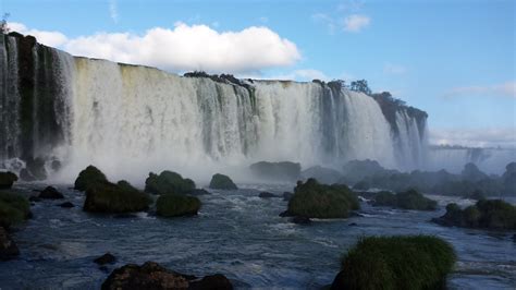 Free Images Landscape Sea Coast Forest Rock Waterfall Sky