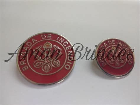 Pin Broche Brigada De Incendio Mm No Elo Aman Brindes E Bdf