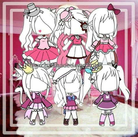 Cute Girly Outfits Gacha Life Shanka Notes