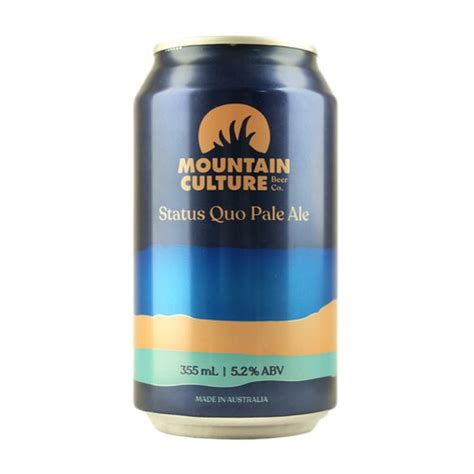 Mountain Culture Status Quo Pale Ale Ml Davids Cellars