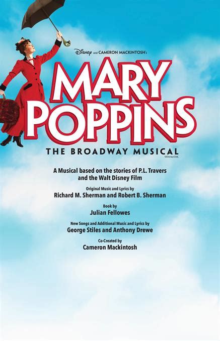 Mary Poppins Poster Theatre Artwork And Promotional Material By Subplot